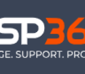 MSP360 logo. Manage, Support, Protect - Cybersecurity